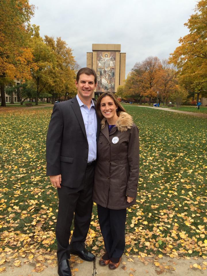 Ashley Ingram with his wife, Jenifer.
