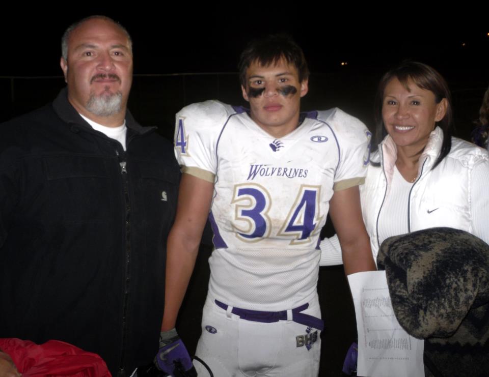 Bayfield (CO) B-Back Aaron Velasquez.  Lead Bayfield to Class 2A State Final Appearance in 2011, and was a First-Team 2A All-State B-Back in Colorado.