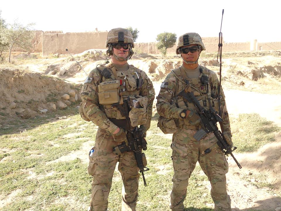 Former Army Offensive Lineman, Zach Peterson