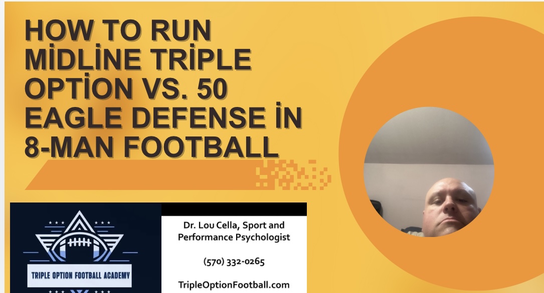 8-Man Football: Midline Triple Option vs. 50 Eagle Defense