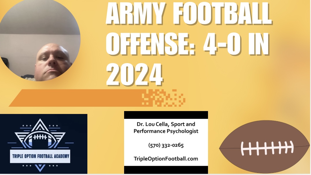 Army Football Offense is 4-0 in 2024