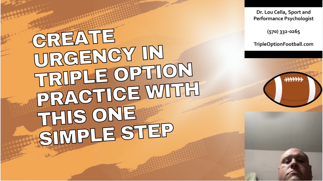 Create Urgency in Triple Option Practice with This One Simple Step