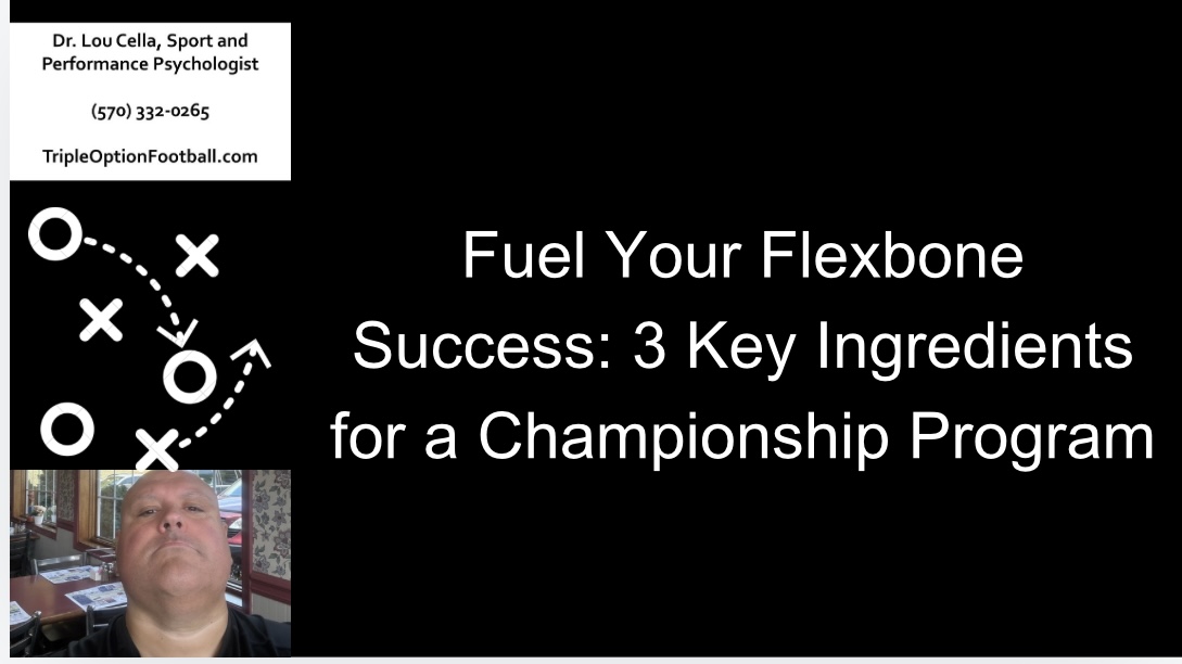 Fuel Your Flexbone Success: 3 Key Ingredients for a Championship Program