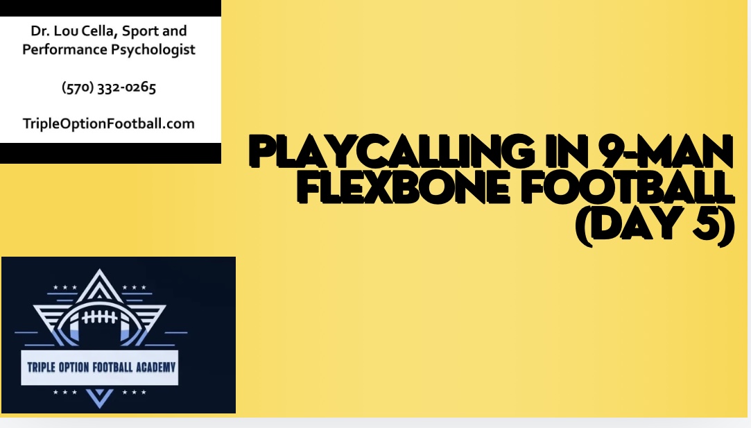 Playcalling in 9-Man Flexbone Football (Day 5)