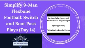 Simplify 9-Man Flexbone Football: Switch and Boot Pass Plays (Day 14)
https://youtu.be/Jdea3zMxhO0