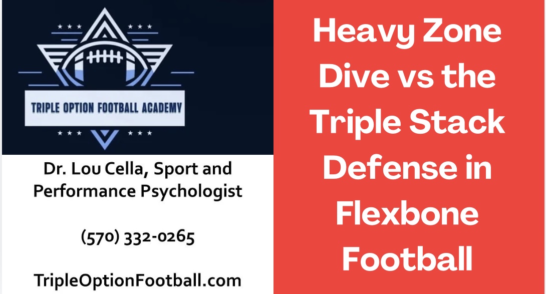 Heavy Zone Dive vs the Triple Stack Defense in Flexbone Football