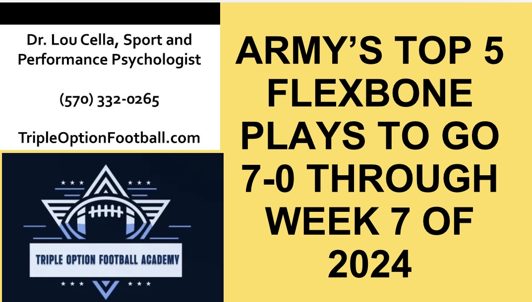 Army’s Top Flexbone Plays to Go 7-0 through Week 7 of 2024