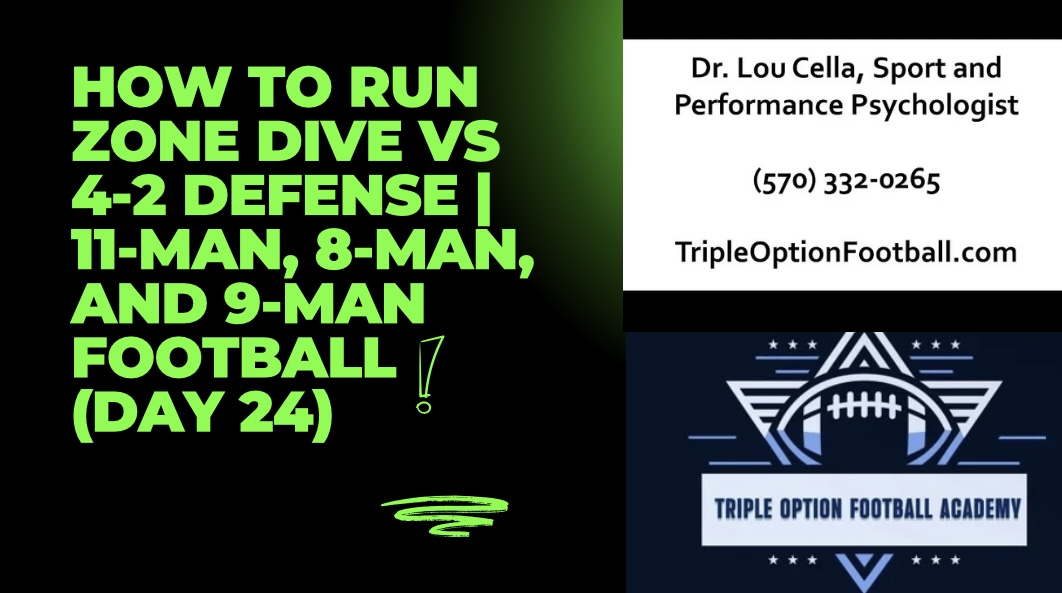 How to Run Zone Dive vs 4-2 Defense