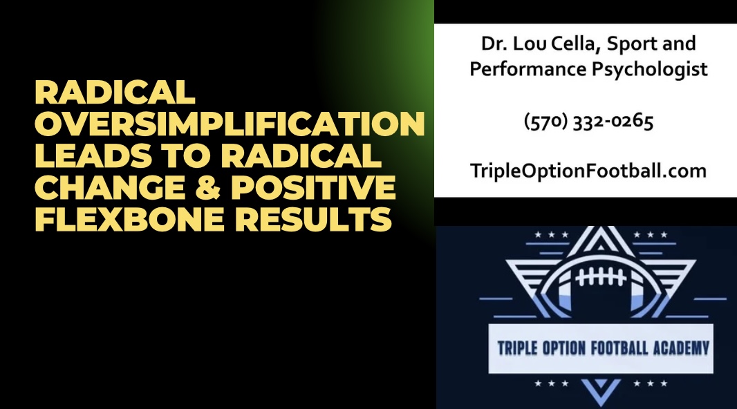 Radical Oversimplification Leads to Radical Change & Positive Flexbone Results