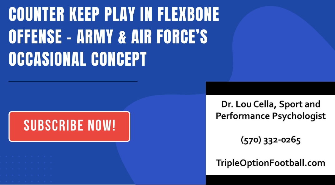 Counter Keep Play in Flexbone Offense – Army & Air Force’s Casual Concept