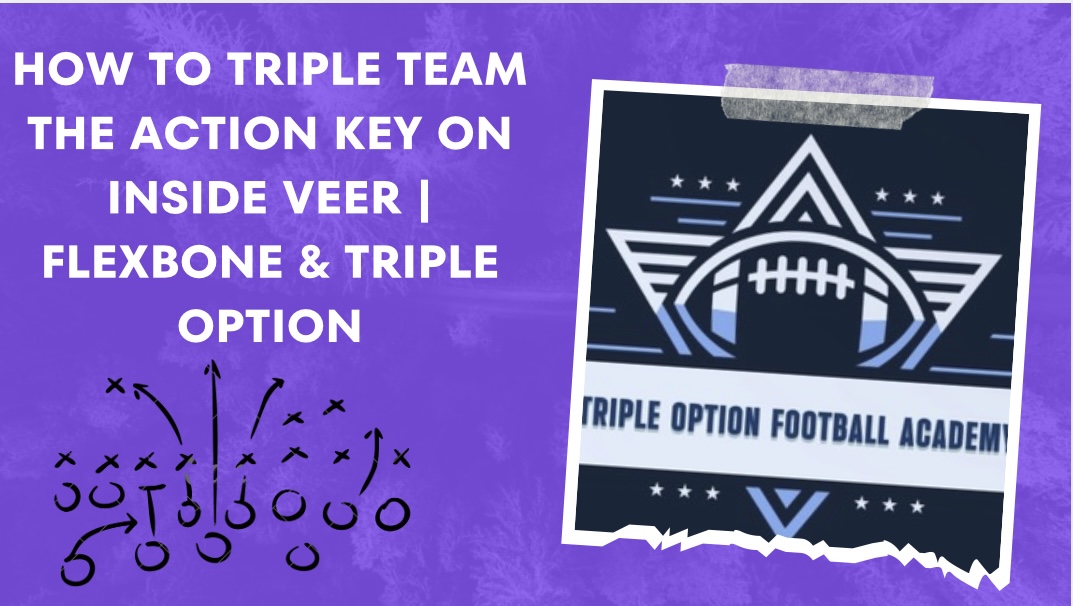 How to Triple Team the Action Key on Inside Veer | Flexbone & Triple Option