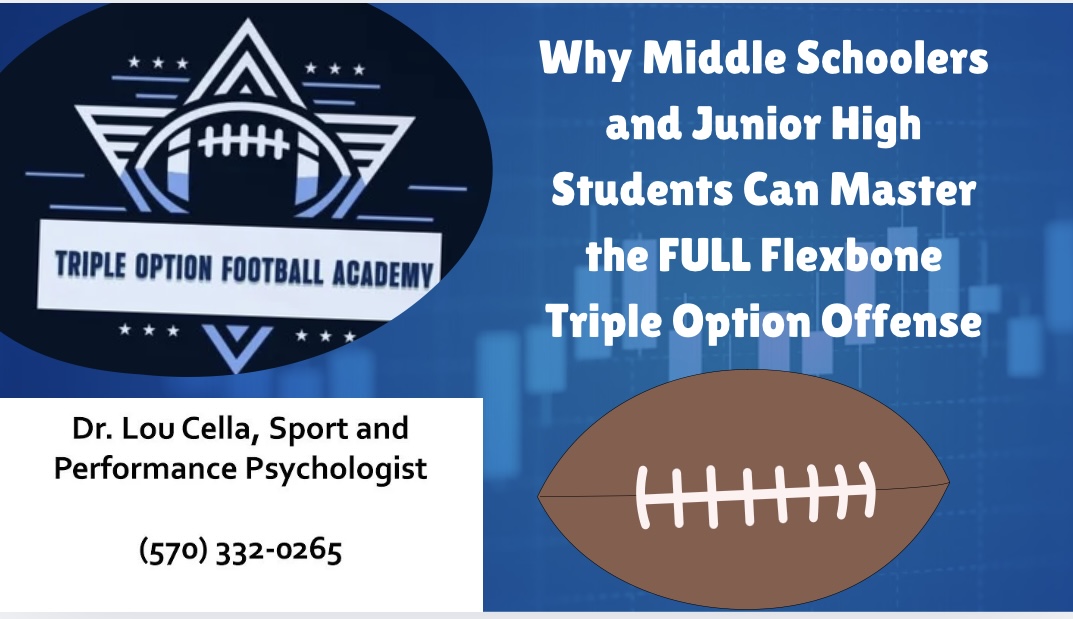 Why Middle Schoolers and Junior High Students Can Master the FULL Flexbone Triple Option Offense