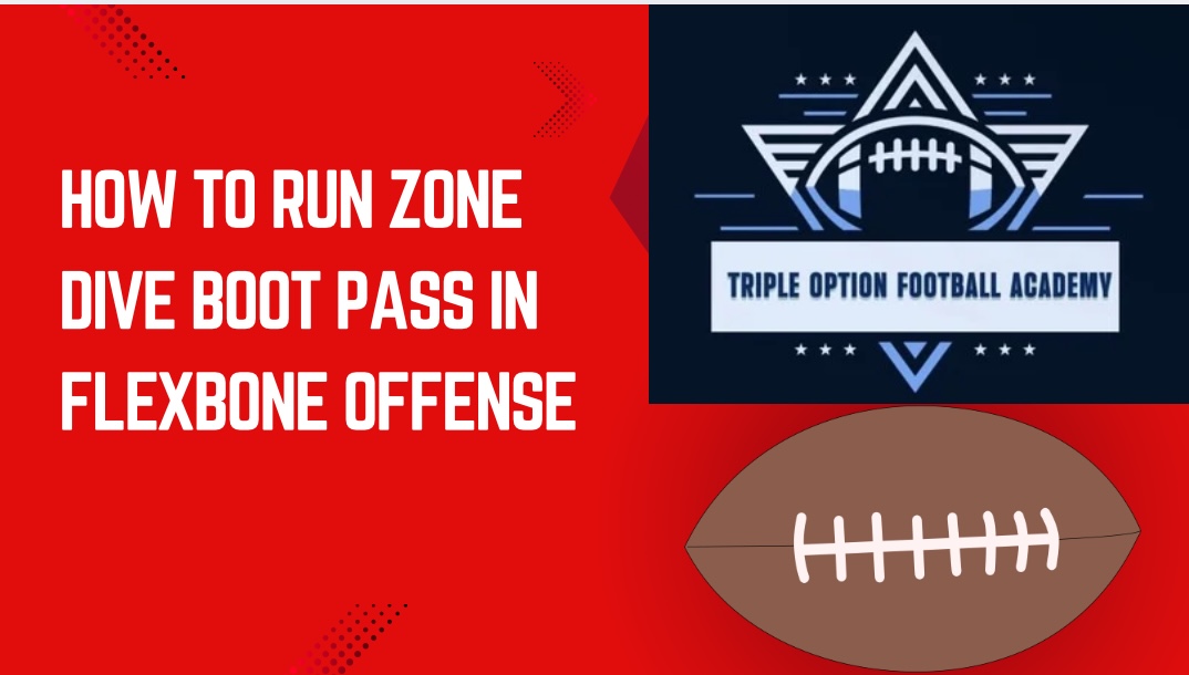 How to Run Zone Dive Boot Pass in Flexbone Offense