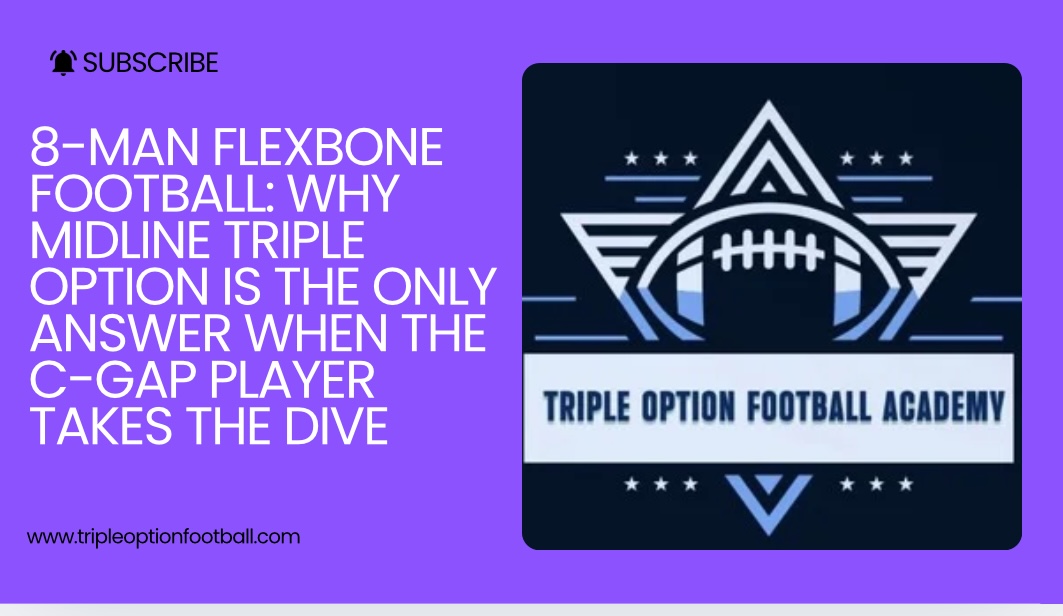 8-Man Flexbone: Why Midline Triple Option Is the Only Answer When the C-Gap Player Takes the Dive