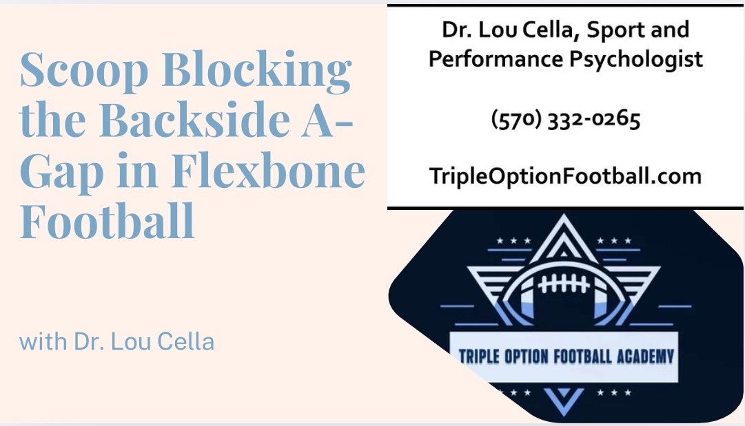 Scoop Blocking the Backside A-Gap in Flexbone Football