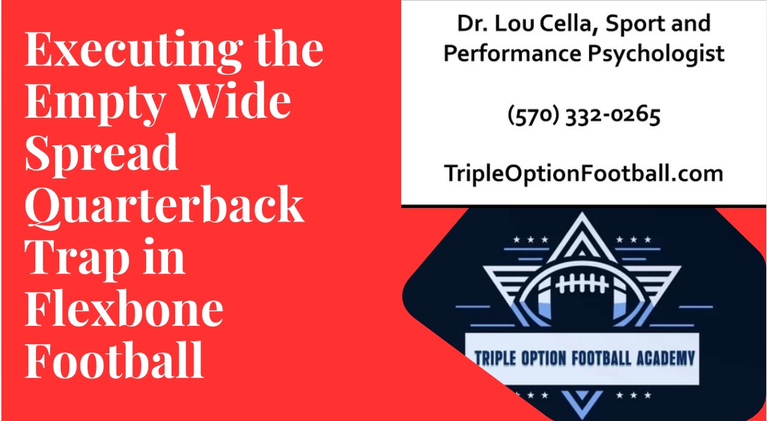 Executing the Empty Wide Spread Quarterback Trap in Flexbone Football