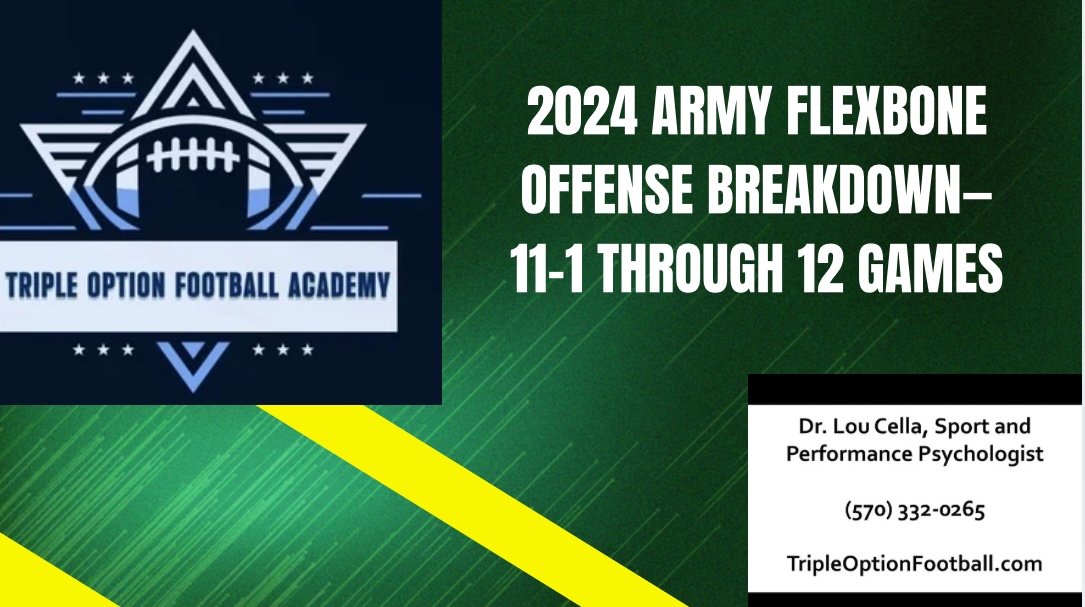 2024 Army Flexbone Offense Breakdown—11-1 Through 12 Games