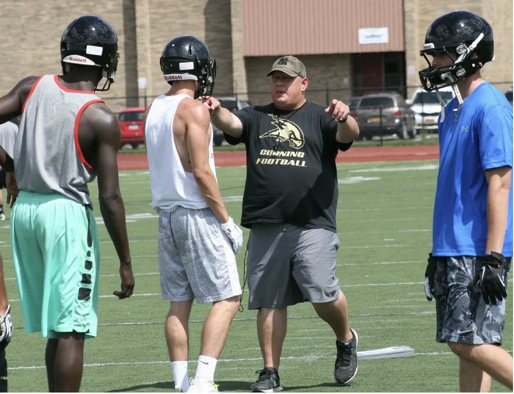 Corning Goes to the State Quarterfinals With a First-Year Head Coach After Dr. Cella’s Camp