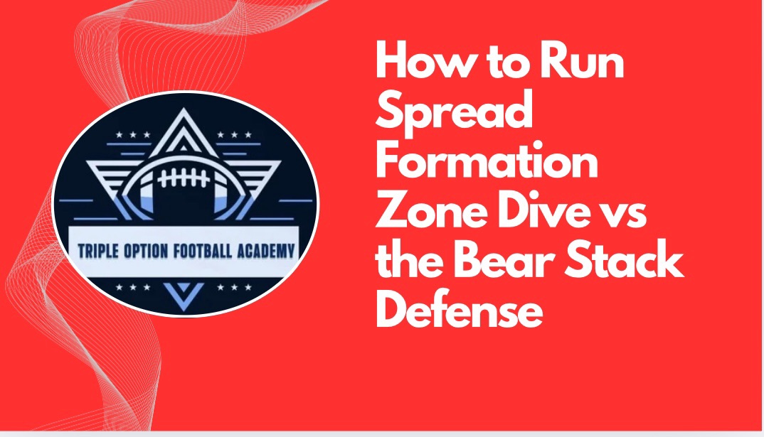 How to Run Spread Formation Zone Dive vs the Bear Stack Defense