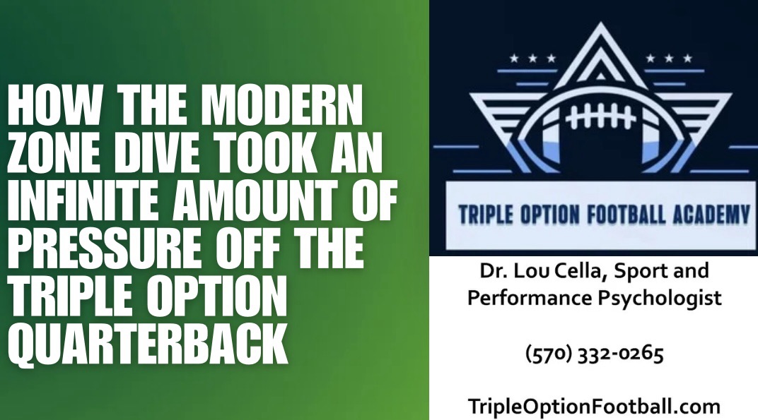 How the Modern Zone Dive Took an INFINITE Amount of Pressure off the Triple Option Quarterback