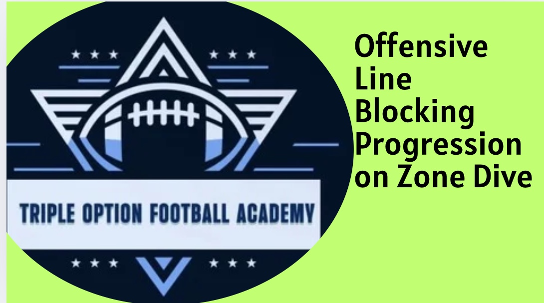 Offensive Line Blocking Progression on the Zone Dive