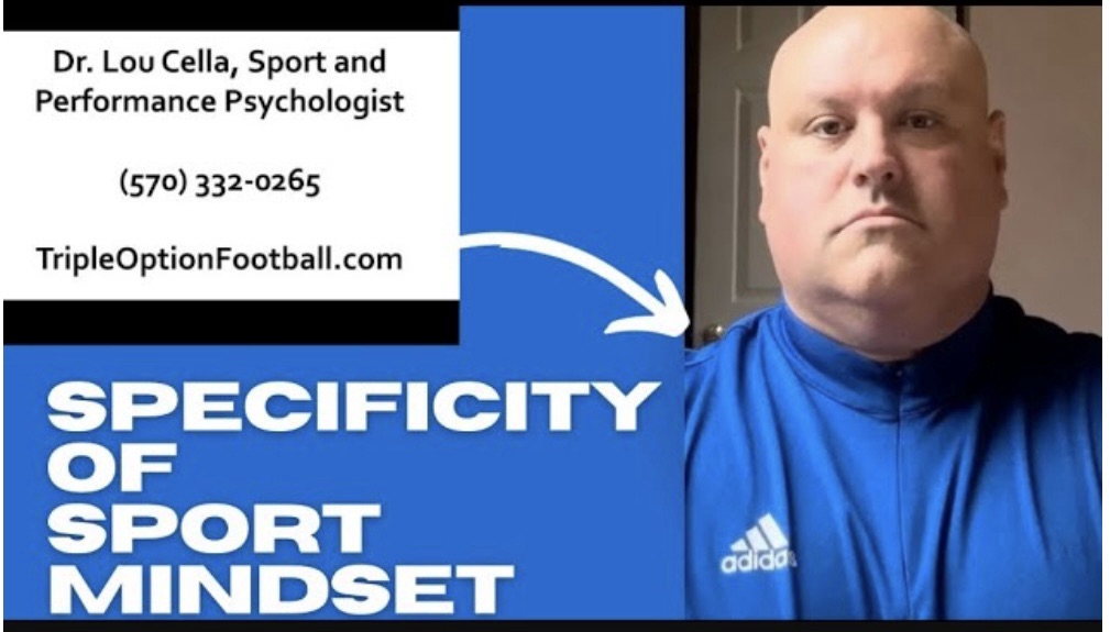 Specificity of Sport Mindset is Essential for Flexbone Triple Option Success