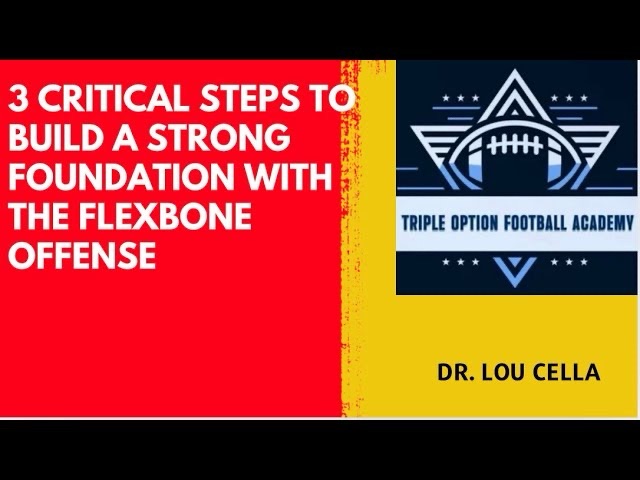 3 Important Steps to Build a Strong Foundation with the Flexbone Offense