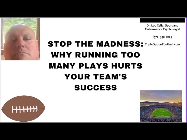 Stop the Madness: Why Running Too Many Plays Hurts Your Flexbone Offensive Success