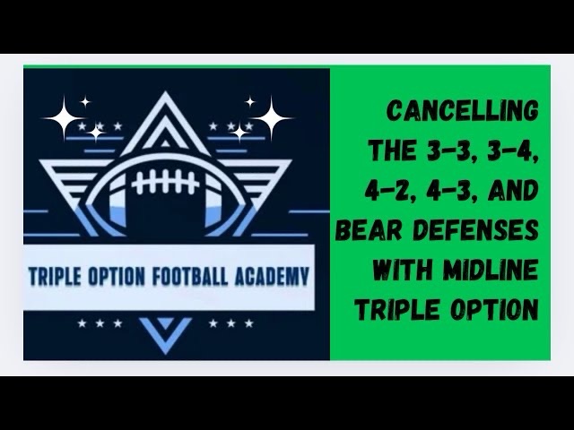 Cancelling the 3-3, 3-4, 4-2, 4-3 & Bear Defenses With the Midline Triple Option