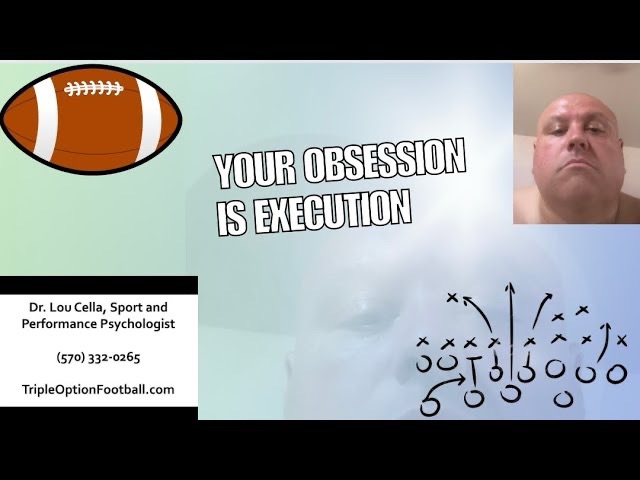 Your Obsession Must be Execution NOT Disguise