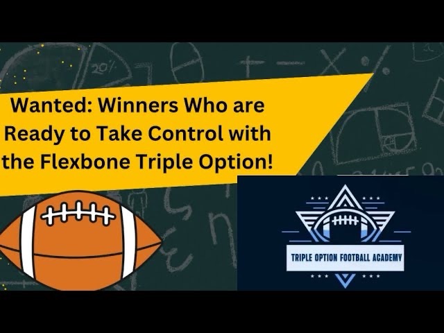 Wanted: Winners Who are Ready to Take Control with the Flexbone