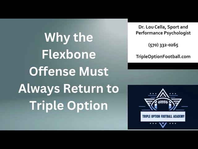 Why the Flexbone Offense Must Always Return to the Triple Option