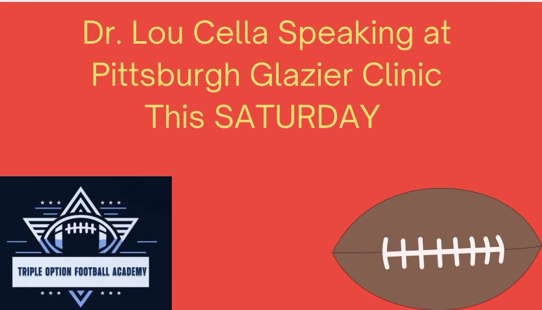 Dr. Lou Cella Speaking at Pittsburgh Glazier Clinic This SATURDAY