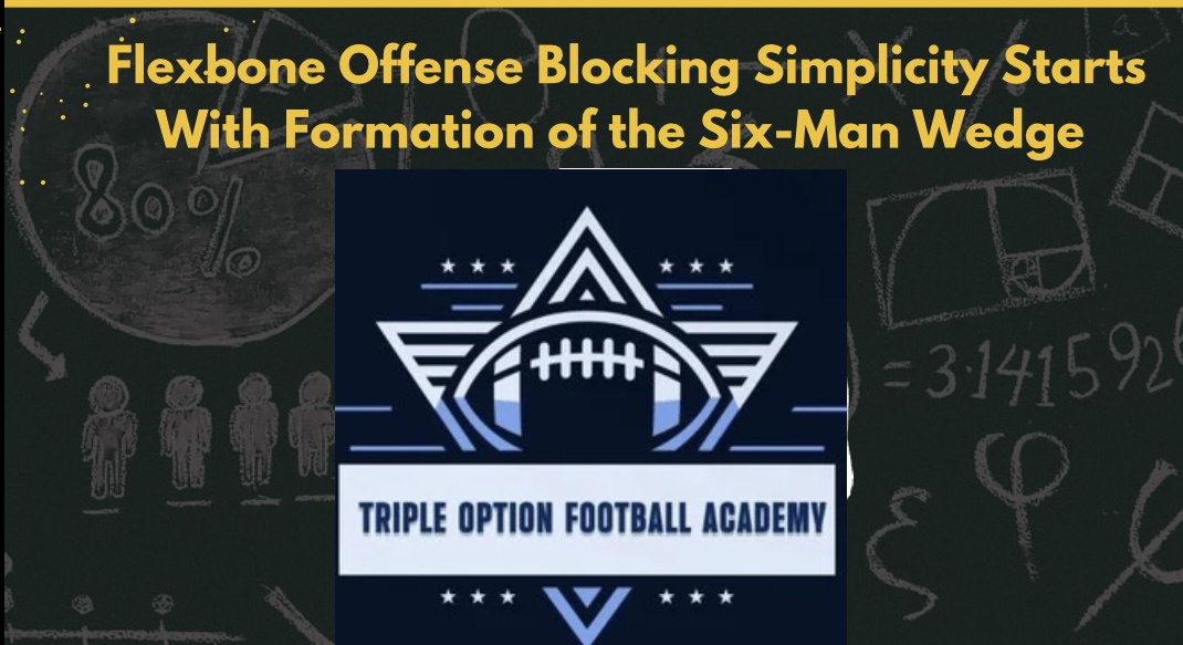 Flexbone Offense Blocking Simplicity Starts With Formation of the Six-Man Wedge