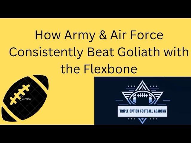 How Army & Air Force Consistently Beat Goliath with the Flexbone and Triple Option