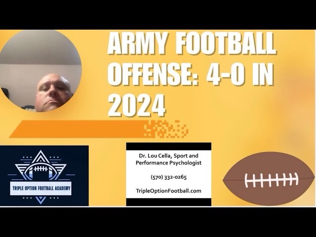 Army Football Offense Started Off 4-0 in 2024