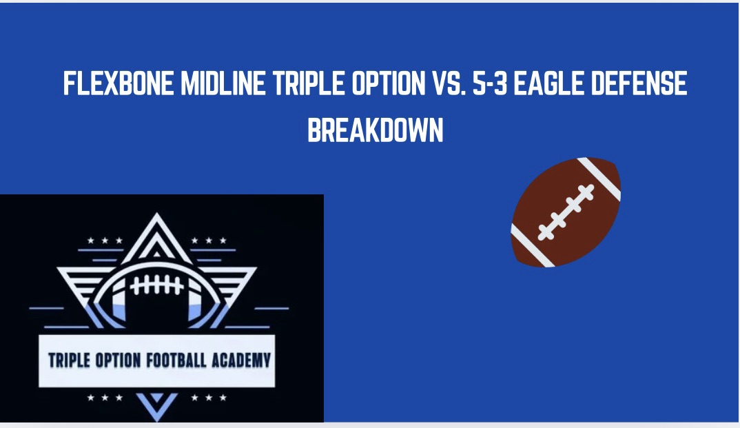 Flexbone Midline Triple Option vs. 5-3 Eagle Defense Breakdown