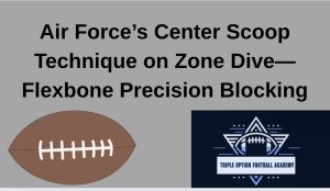 Air Force’s Center Scoop Technique on Zone Dive—Flexbone Precision Blocking