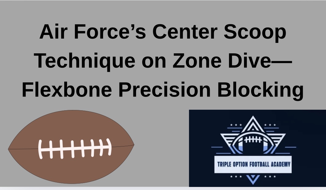 Air Force’s Center Scoop Technique on Zone Dive