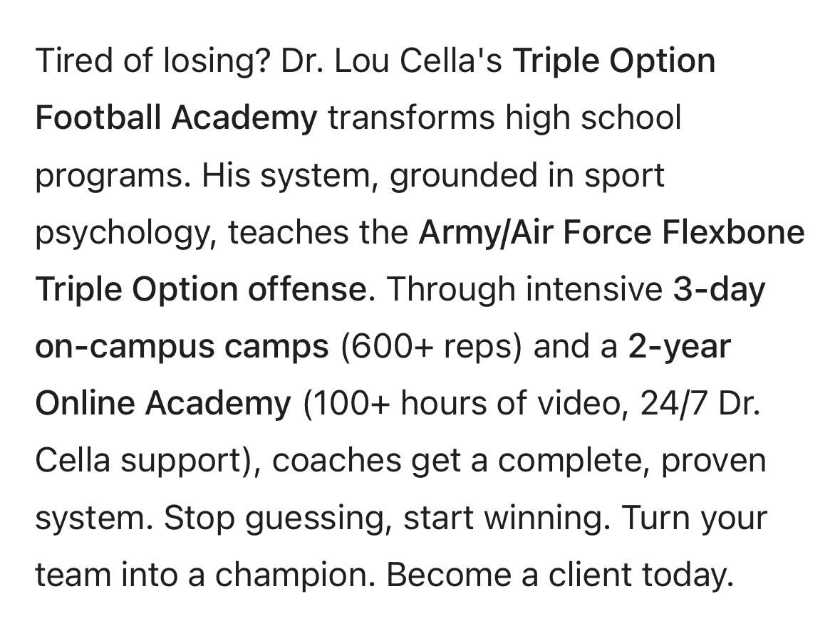 Tired of Losing???