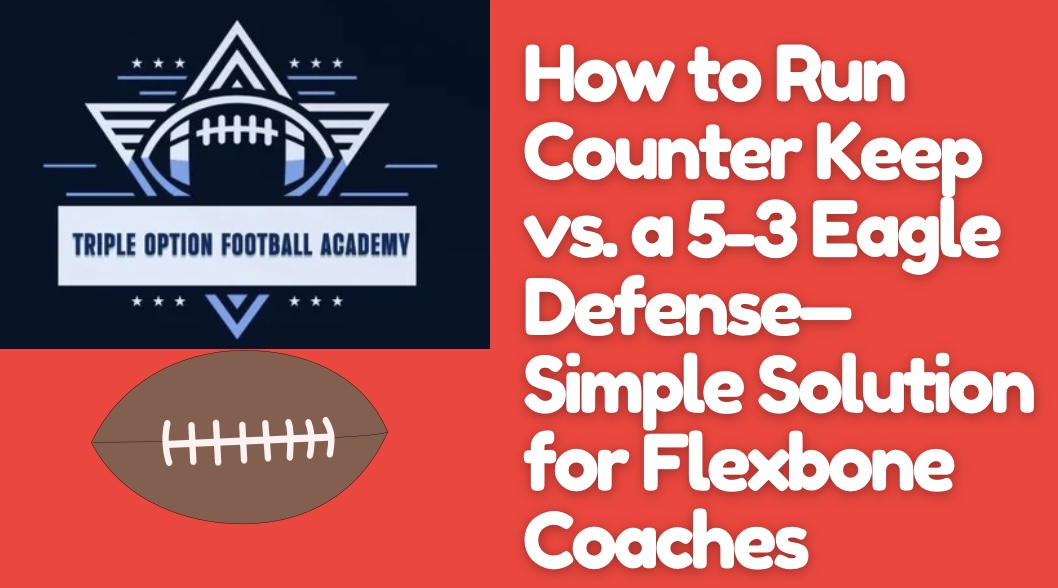 How to Run Counter Keep vs. a 5-3 Eagle Defense—Simple Solution for Flexbone Coaches