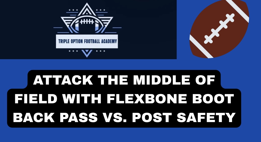 Attack the Middle of Field with Flexbone Boot Back Pass vs. Post Safety