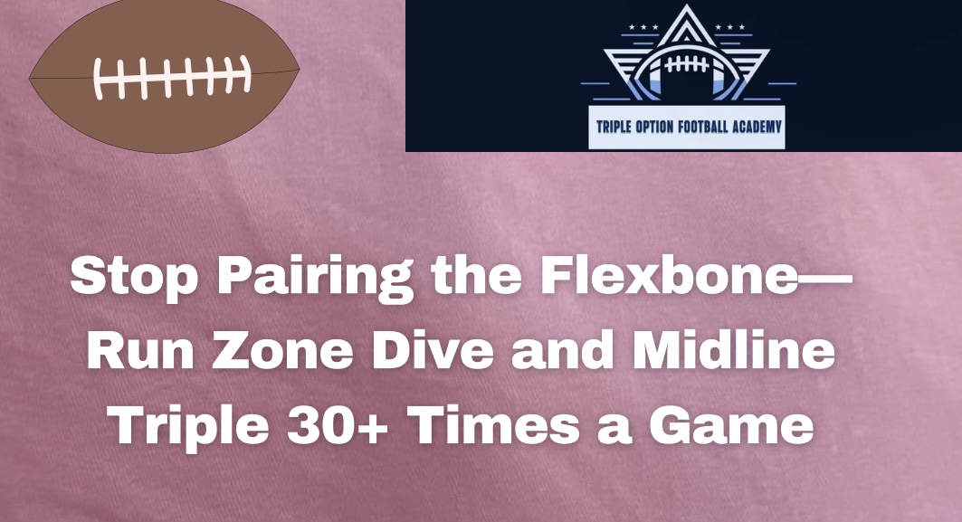 Stop Pairing the Flexbone—Run Zone Dive and Midline Triple 30+ Times a Game