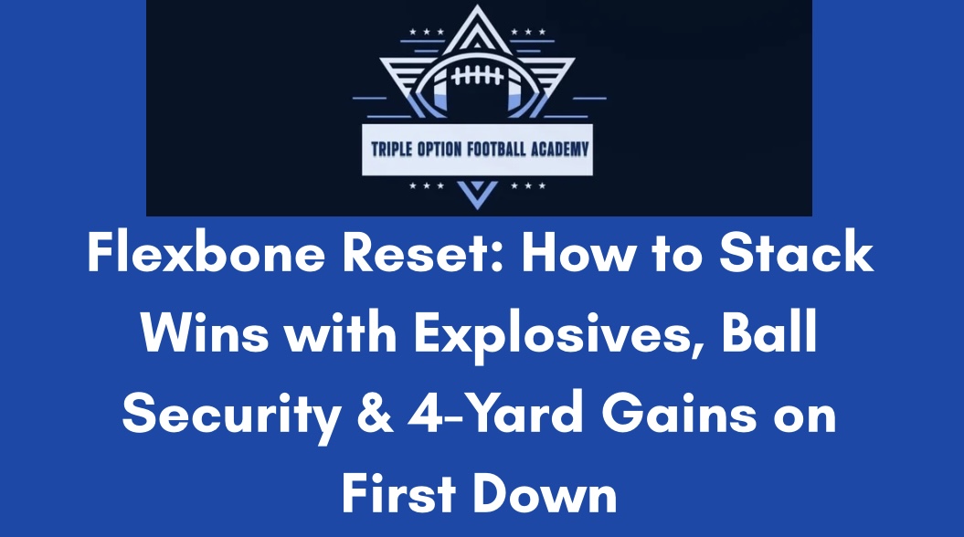 Flexbone Reset: How to Stack Wins with Explosives, Ball Security & 4-Yard Gains on First Down