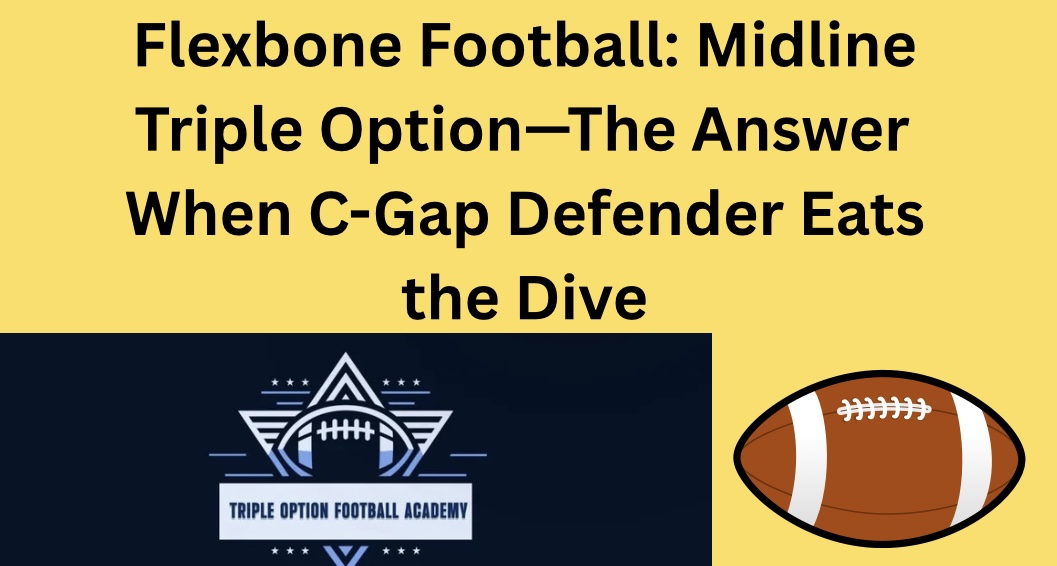 Flexbone Football: Midline Triple Option—The Answer When C-Gap Defender Eats the Dive