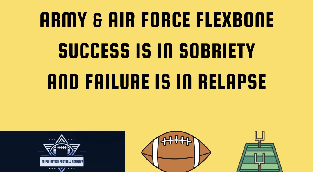 Army & Air Force Flexbone Success is in SOBRIETY and Failure is in Relapse