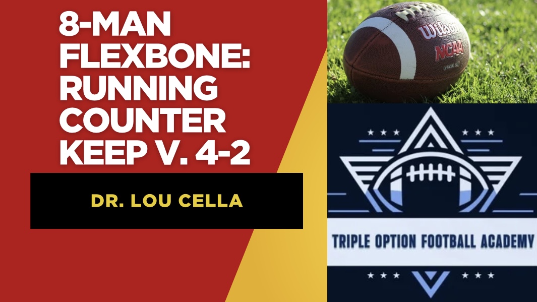 8-Man Flexbone: Running Counter Keep v. 4-2