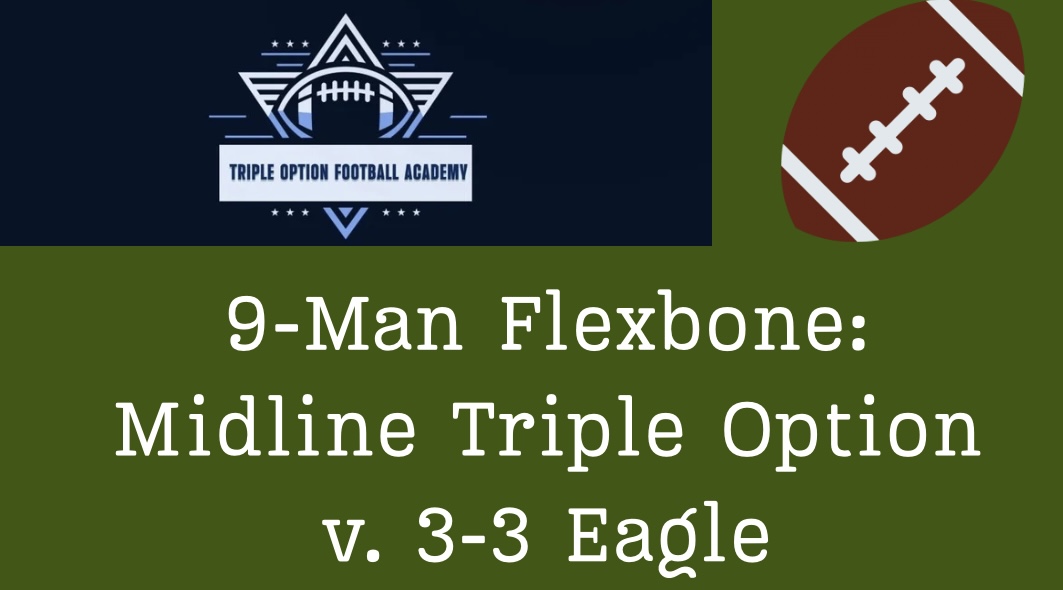 9-Man Football: Midline Triple Option v. 3-3 Eagle 9-Man Football: Midline Triple Option v. 3-3 Eagle