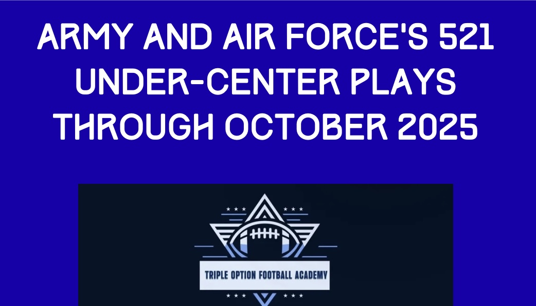 Army and Air Force’s 521 Under-Center Plays Through October 2025 Army and Air Force’s 521 Under-Center Plays Through October 2025