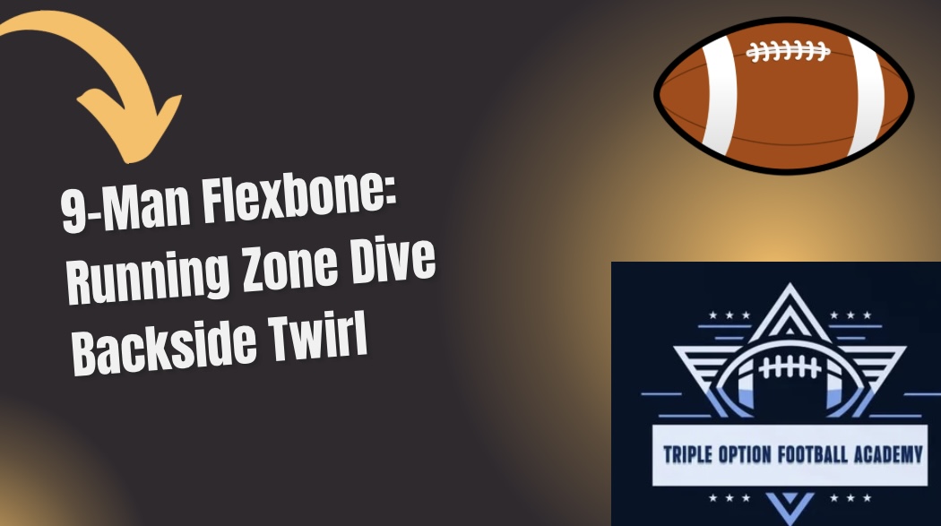 9-Man Flexbone: Running Zone Dive Backside Twirl 9-Man Flexbone: Running Zone Dive Backside Twirl